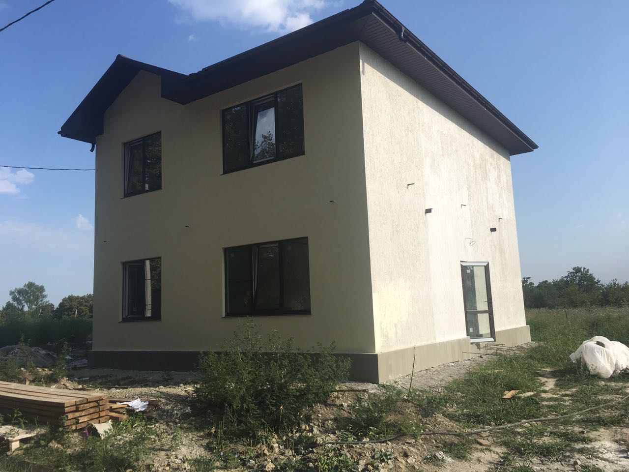 Остекление дома триплекс окнами